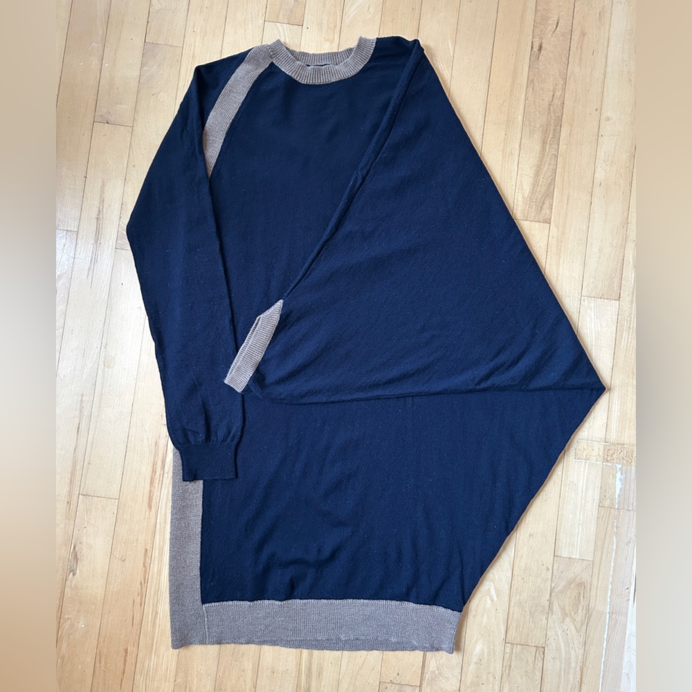 MM6: Vintage Asymmetrical Maison Martin Margiela Wool Dress
